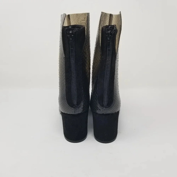 Charles & Keith Snake Print See-Through Boots 37 - Picture 8 of 13